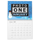 Family Foto Easy DIY Custom 2025 Saison Szene Kalender (Jan 2027)