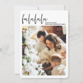 Family Foto Falalala | Happy Holidays (Vorderseite)