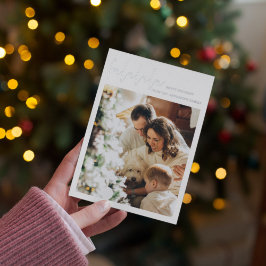 Family Foto Falalala | Happy Holidays Folien Feiertagskarte