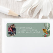 Family Foto Green Holly Pine Weihnachtsansprache (Insitu)