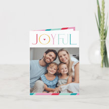 FAMILY FOTO Moderne Serifentypografie JOYFUL Farbe