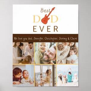 Family Foto Niedlich Bester Vater je Script Vathag Poster