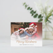 Family Foto Overlay Frohe Weihnachten (Stehend Vorderseite)