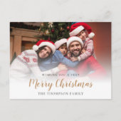 Family Foto Overlay Frohe Weihnachten (Vorderseite)