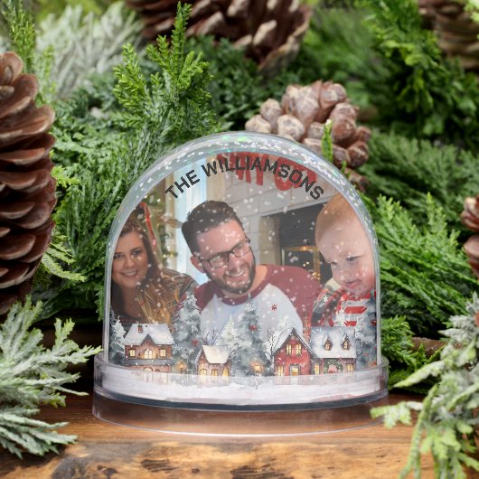 FAMILY FOTO WINTER SZENE GRENZE SCHNEEKUGELN (Winter)