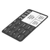 Family Fotos 2018 Kalender Magnet - 3 Bilder (Linke Seite)