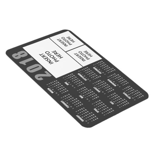 Family Fotos 2018 Kalender Magnet - 3 Bilder (Rechte Seite)