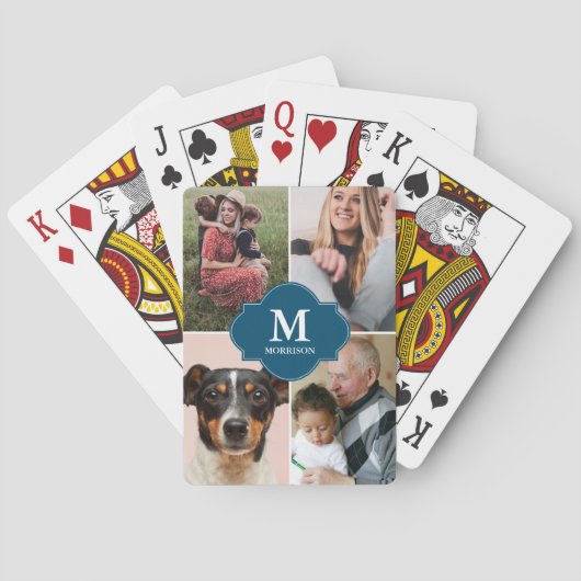 Family Fun Deck: Personalisiertes Foto spielen Spielkarten (Rückseite)
