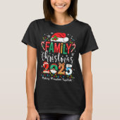 Family Funny Christmas Matching 2025 Santa Tee Paj (Vorderseite)
