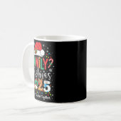 Family Funny Christmas Matching 2025 Santa Tee Paj Kaffeetasse (Vorderseite Links)