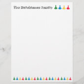 Family Game Lover Letterhead Briefbogen (Vorderseite)