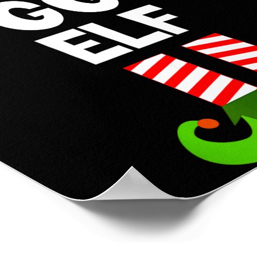 Family Gg Elf Christmas Matching Pajama Funny  Poster (Ecke)