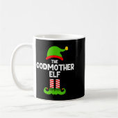 Family Godmother Elf Christmas Matching Pajama Fun Kaffeetasse (Links)