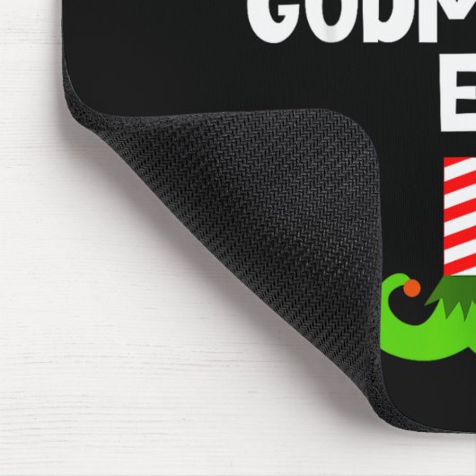 Family Godmother Elf Christmas Matching Pajama Fun Mousepad (Ecke)