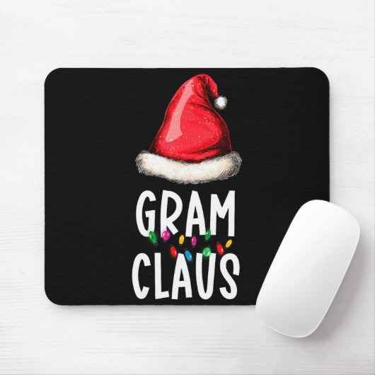 Family Gram Claus Christmas Santa's Pajama Matchin Mousepad (Mit Mouse)