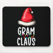 Family Gram Claus Christmas Santa's Pajama Matchin Mousepad (Vorne)