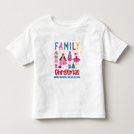 Family Group Funny Christmas , Nutcracker Ballet Kleinkind T-shirt (Vorderseite)