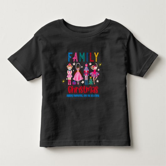Family Group Funny Christmas , Nutcracker Ballet Kleinkind T-shirt (Vorderseite)