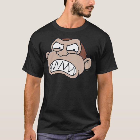 Family Guy Evil Monkey Angry Big Face Big Chest Po T-Shirt (Vorderseite)