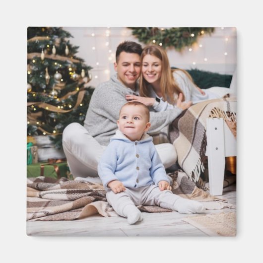 Family Holiday Christmas Stocking Stuffer Magnet (Vorne)