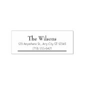 Family Home Address Stamp Gummistempel (Stempel)