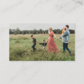 Family Influencer Blogger Influencer Full Foto Visitenkarte (Vorderseite)