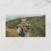 Family Influencer Vlogger Influencer Full Foto Visitenkarte (Vorderseite)