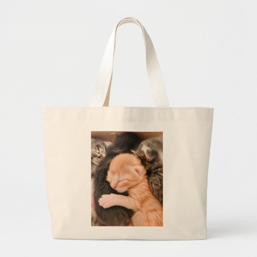 Family Is Everything, Kitten Tote Bag Jumbo Stoffbeutel (Vorne)