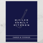 Family Kitchen Cake Cookie Division | Marine und W (Rückseite)