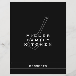 Family Kitchen Dessert Division Schwarz/Weiß