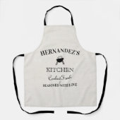 Family Kitchen I Canva Schürze (Vorderseite)