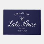 Family Lake House Coastal Custom Decor Fußmatte (Vorderseite)