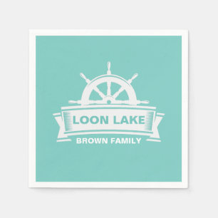 Family Lake House Vacation Serviette