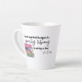 Family Library: Verlassen Handheld Milchtasse (Linke Ecke)