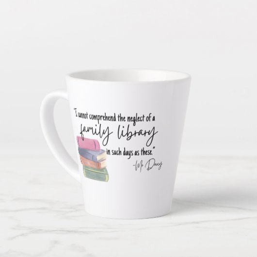 Family Library: Verlassen Handheld Milchtasse (Linke Ecke)