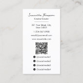 Family Lifestyle Influencer Content Creator Foto Visitenkarte (Rückseite)