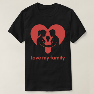 Family Love Heart Tee