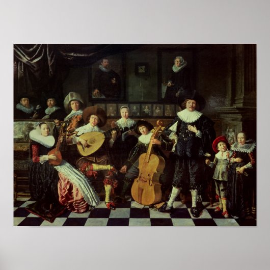 Family Making Music Poster (Vorne)