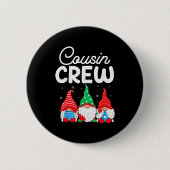 Family Matching Christmas Cousin Crew Cute Christm Button (Vorderseite)