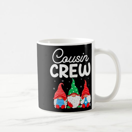 Family Matching Christmas Cousin Crew Cute Christm Kaffeetasse (Rechts)