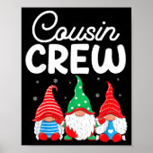 Family Matching Christmas Cousin Crew Cute Christm Poster (Vorne)