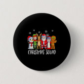 Family Matching Christmas Squad Santa Reindeer Elf Button (Vorderseite)