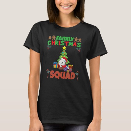 Family Matching Christmas Squad X-Mas Holidays_24 T-Shirt (Vorderseite)