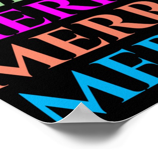 Family Matching Merry Christmas Outfits T Shirt Poster (Ecke)