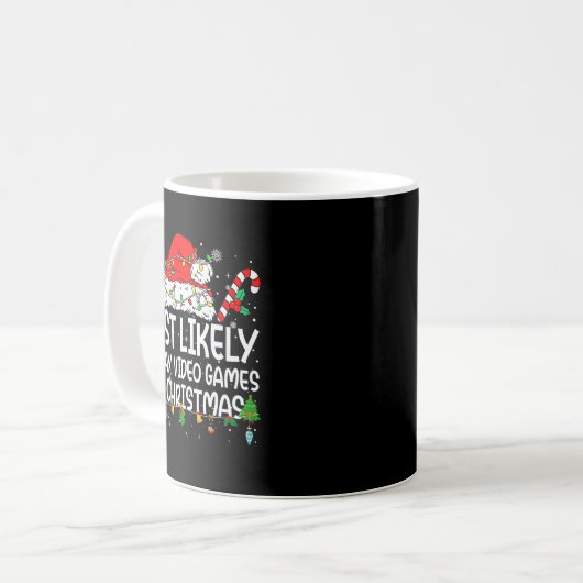 Family Matching Most Likely To Play Video Games On Kaffeetasse (Vorderseite Links)