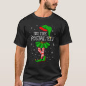 Family Matching Women Girls I m The Postal Elf Chr T-Shirt (Vorderseite)