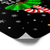 Family Matching Women Girls I'm The Cool Aunt Elf  Poster (Ecke)