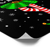 Family Matching Women Girls I'm The Dancer Elf Chr Poster (Ecke)