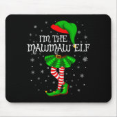 Family Matching Women Girls I'm The Mawmaw Elf Chr Mousepad (Vorne)