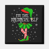 Family Matching Women Girls I'm The Memere Elf Chr Magnet (Vorne)